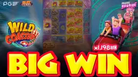 와일드 코스터 당첨금 5천만원!! x1,198배 빅윈!! [PG소프트]