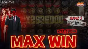 데빌 크로스로드 x13,180배 맥스윈!! [노리밋시티]